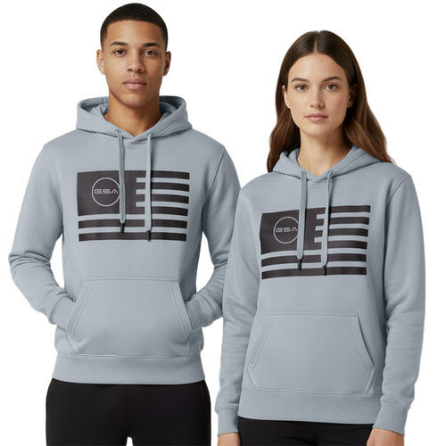 Unisex Φούτερ με Κουκούλα, Slim Γραμμή, Λογότυπο & Μπροστινή Τσέπη